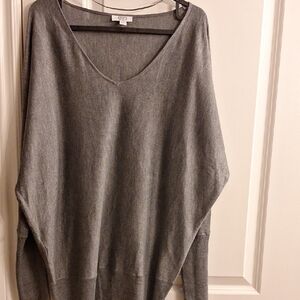 Gray V-Neck Women's Jacob Sweater